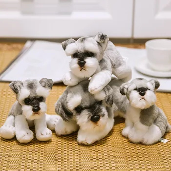 De înaltă Calitate de Simulare Bichon Frise Câine jucărie de Pluș Umplute Coreea de Realiste Pomeranian cățeluș Câine Jucării Decor Acasă Copii de naștere.
