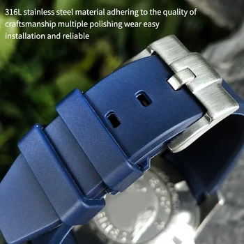 De înaltă Calitate din Cauciuc Siliconic 21mm Watchband se potrivesc pentru Longines L3.781.4.9 HydroConquest Cucerirea Negru Albastru Gri Verde Curea De Ceas