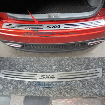 De înaltă calitate din oțel inoxidabil spate pervazul ferestrei panou,bara Spate Protector Pragului Pentru Suzuki SX4 2007-2012 Auto-styling Auto-capace