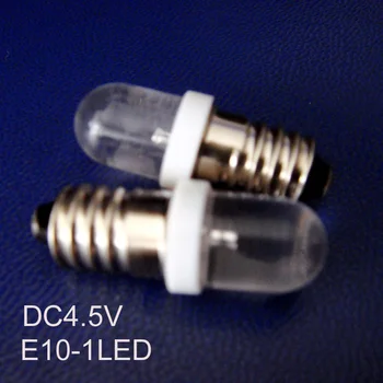 De înaltă calitate,E10 4,5 V, Indicator luminos,E10 bec led,E10 DC4.5V,E10 Indicator lampă,led E10,E10 5V,E10 bec,transport gratuit 10buc/lot
