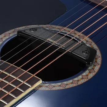 De înaltă Calitate Magnetic Pasiv Gaură de Sunet Humbucker Pickup Pick-up Dual Coil pentru Chitara Folk Sistemul de Preluare a