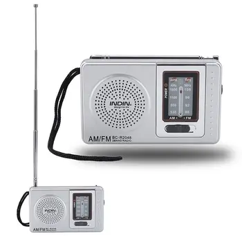 De înaltă Calitate, Noul Mini Radio Portabil de Buzunar 2048 Radio AM/FM Antenă Telescopică Alimentat de la Baterie de Înaltă performanță Receptor Radio