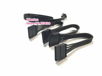 De înaltă Calitate, PCI-E 6 pini de sex Masculin la 1 la 4 SATA 15pin modular cablu de alimentare pentru Corsair AX760 AX860 serie
