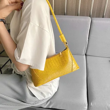 De înaltă calitate, sac de Vest feminin sac 2020 nou val de moda retro singur umăr geanta subsuoară sălbatice sac de mână