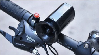 De înaltă calitate Ultra-tare Electronice Clopot de Biciclete Bike Horn Sirena mare Impermeabil Negru 6Sounds