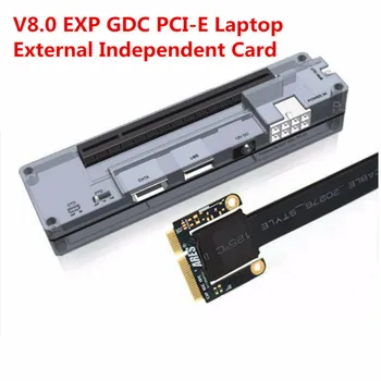 De Înaltă Calitate V8.0 EXP GDC Laptop Extern Independent placa Video Doc W/Expresscard Linie de Date Și 6 Pin/8 Pini Cablu de Alimentare