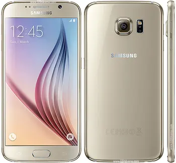 Deblocat Samsung Galaxy S6 G920 SĂ 4G Mobile Telefoane Octa Core 5.1 inch, 16MP, 3GB memorie RAM, 32GB ROM Original Samsung S6 Smartphone
