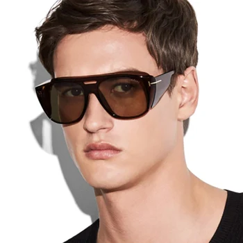 DECI&EI Retro Supradimensionate Pătrat ochelari de Soare pentru Femei Brand Designer de Moda Punk Clar Gradient de Ochelari de Oameni Nuante UV400 Ochelari de Soare