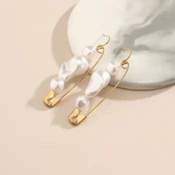 Declarație Pentru Coreea Cercei Moda Bijuterii Boemia Vintage Baroc Pearl Pin Femeie Cercei Moderne 2020 Legăna Cercei Charm