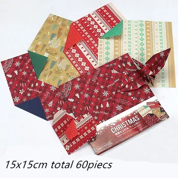 Decor de crăciun de Hârtie pentru Copii Cadou de Hârtie Origami origami scarpbooking ambarcațiuni de hârtie pliere Crăciun DIY decorare