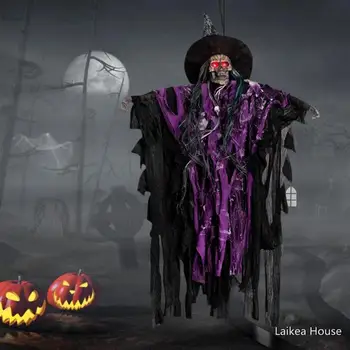 Decor De Halloween Control Vocal Vrăjitoare Agățat Fantomă Recuzită Rău Petrecere De Halloween Infricosator Noi Decoratiuni De Halloween