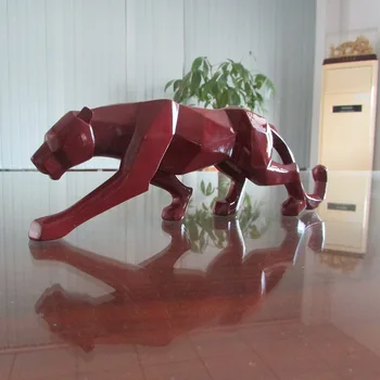 Decor de masă Accesorii Ghepard Figurine de Rasina Statuie Modern Decor Acasă Decorative de Animale 3D Sculptura Birou Decoratiuni
