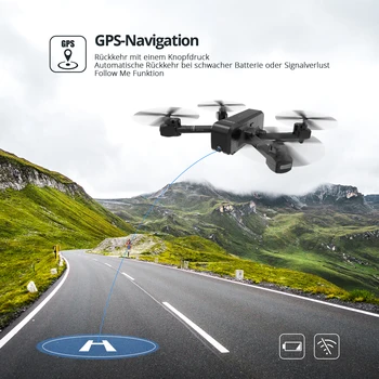 DEERC DE25 GPS Drona Cu 1080p HD Camera 120° FPV Wifi Live Video Profesionale Drone GPS RC Elicopter Quadcotper Quadrocopter