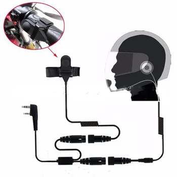 Degetul ASV Casca Casca Motocicleta Fata Complet Cască walkie talkie cască pentru Kenwood pentru Quansheng Icom pentru Yaesu Baofeng