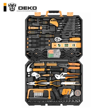 DEKO DKMT168 Socket Wrench Set de Instrument de Reparații Auto Mixt Instrument Pachet Combinație de Mână Trusă de scule din material Plastic cu set de Instrumente de Stocare de Caz