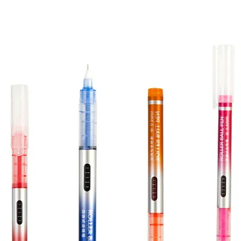Deli S855 Roller Pen 0.5 MM Culoare de Cerneală Rapid Uscat Direct Direct Pen 8pcs/cutie de Pixuri cu Gel Pentru Școala de Birou Papetărie Pixuri Cadou