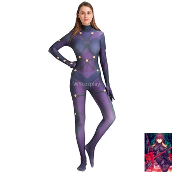Deluxe Scthach Joc Cosplay Soarta/Comanda Mare Caracter Costum De Halloween Pentru Femei, Copii, Petrecere De Carnaval Dress Up Costum