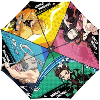 Demon Slayer: Kimetsu nu Yaiba Animație din jur noua umbrela pliere personalitate minunat parasolar