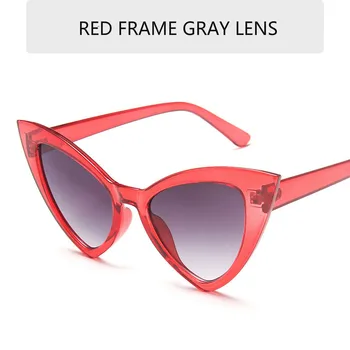 DENISA Moda Vintage Ochi de Pisica ochelari de Soare Femei 2020 Nou Retro Triunghi Cateye Ochelari de Soare de Brand Designer de Ochelari Oculos G16002