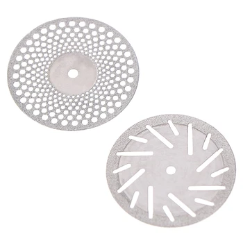 Dentar subtire Ultra-subțire dublu față de nisip de diamant disc de tăiere cu mandrină pentru separarea poloneză ceramice de Albire a Dintilor