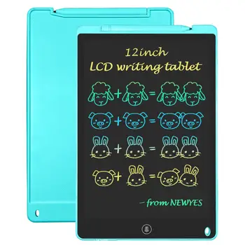 Desen tableta de 12 inch LCD tabla de scris electronice scris de mână pad subtire mesaj Grafică schiță bord copiii cadou curcubeu ecran