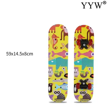 Desene animate 59cm arțar punte skateboard dublu rocker slide adolescenți copii moda skate board longboard populare sporturi extreme