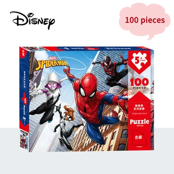 Desene Animate Disney Copii Cadouri Nouă Prințesă Puzzle De 100 Piese Marvel Spiderman Thomas Desene Animate Pentru Copii Puzzle Jucării Educative
