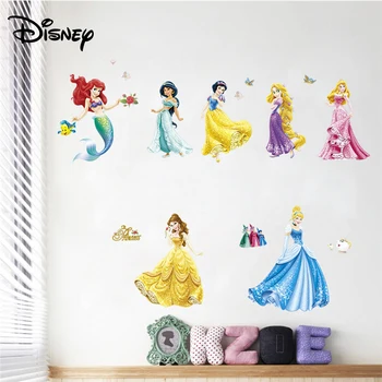 Desene animate Disney fata autocolant printesa camera copiilor dormitor noptieră autocolant