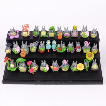 Desene animate drăguț Vecinul Meu Totoro Mini PVC Cifre Jucării DIY Miniaturale de Decor Papusi 30buc/set 3~5cm