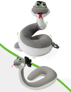 Desene animate Forma de Animale Pernă în Formă de U, Gât Perne Multifunctional Leneș Smartphone-uri Titularul de Pluș Perna Copii Cadou de Anul Nou