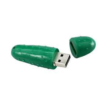 Desene animate Legume Castravete Unitate Flash USB de 128GB, 256GB 64GB USB Stick de 32GB Pen Drive Reală Capacitate de 16GB Flash USB 8GB Pendrive