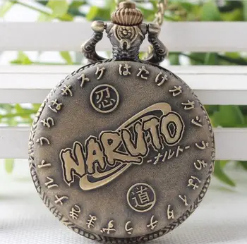 Desene Animate Naruto Viziona Naruto Ceas De Buzunar Ninja Relojes Mujer Cuarț Colier Ceas Cadou