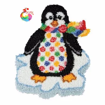 Desene animate pinguini Croseta Covoare Cusatura fire de ață de Cusut brodat covoare covoare de tricotat instrumente fir de ata