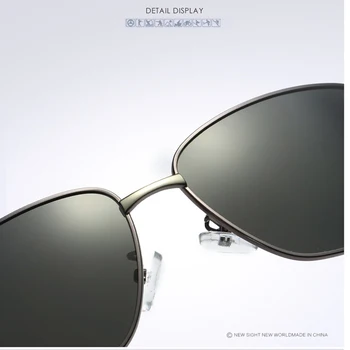DESIGN de Brand din Aluminiu Mens Retro HD Polarizat ochelari de Soare Pentru Barbati Dreptunghi de Conducere Pescuit Protecție UV400 Oculos de sol