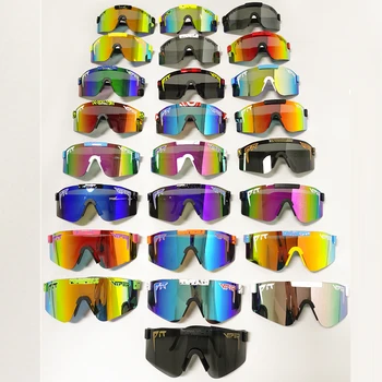 Design elegant pentru Bărbați Supradimensionate TR90 Polarizate Viperă ochelari de Soare UV400 Reglabil Scut Gafas de sol dintr-O bucata Lentile Multicolore