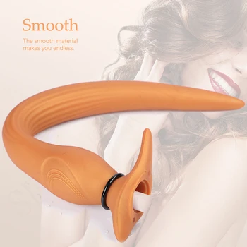 Design gol Dildo Anal pentru Inflația Butt Plug din Silicon Moale Anus Plug Vagin Masturbator Jucării pentru Adulți Sex-Shop pentru Cupluri