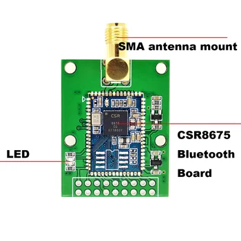 Despre Bluetooth 5.0 Modul Audio CSR8675 Fibre SPDIF I2S IIS APTX-HD T0007
