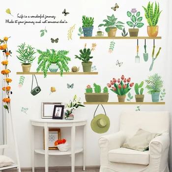 Detașabil Ghiveci de flori Autocolante de Perete pentru Living Bucatarie Dormitor Eco-friendly de Perete Decalcomanii de Vinil DIY Arta picturi Murale Decor Acasă
