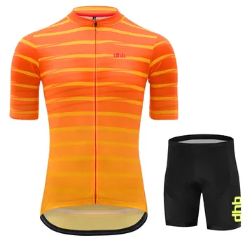 DHB Tricouri de Ciclism 2020 Echipă de profesioniști de Înaltă calitate, galben Bărbați Haine de Ciclism MTB Salopete pantaloni Scurți de Biciclete Jersey Set Ropa Ciclismo