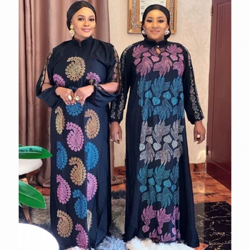 Diamante Africane Rochii Pentru Femei 2020 Africa De Îmbrăcăminte Musulman Rochie Lunga De Moda De Înaltă Calitate Din Africa Rochie Maxi Pentru Doamna