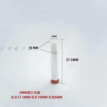 Diametrul de 6mm Rotund Moale Perie de Nailon de Distribuire Sfat 14G~34G