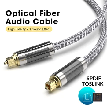 Digital Audio-Video Cabluri de Fibre Optice, optico Oxyacid Gratuit de Cupru Audiofil HIFI DTS MOSHOU Pasionat de Sunet 7.1