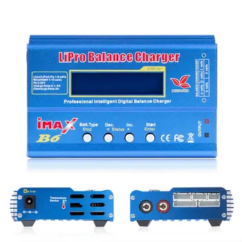 Digital iMax B6 80W Baterie Încărcător de Echilibru AC Convertor Adaptor DC 12V 5A 6A pentru Lipo NiMh Li-Ion, Ni-Cd Mini Conector Tamiya