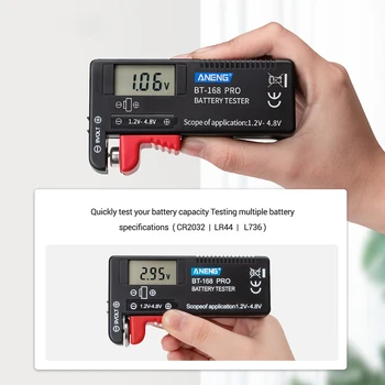Digital Tester Baterie Indicator Capacitate De Diagnosticare Alimentare Instrument De Testare Coduri De Culoare Tester Capacitate Baterie Tester