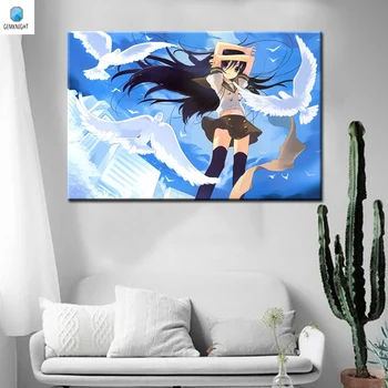 Digital vopsea de numere Asortate ShanaVol diy pictură digitală prin Japonia Stil anime încadrată de arta de perete modular pictura decor acasă