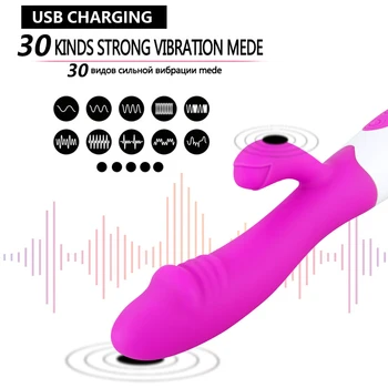Dildo Vibrator pentru femeie vaginale Stimulator Clitoris AV Iepure femme vibrator punctul G Masturbator Vibrator Adult Jucarii Sexuale pentru Femei