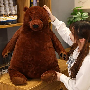 Dimensiune mare Urs de Pluș, Jucării Umplute de Animale Teddy Bear Perna Moale Perna Copii Cadou de Ziua de nastere