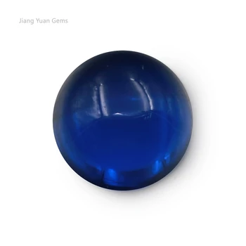 Dimensiunea 3.0~10.0 mm 113# Forma Rotunda Cabochon Piatră Albastră Spinel Sintetic Pentru a Face Bijuterii