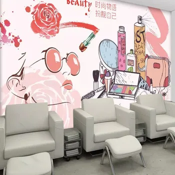 Dimensiuni personalizate Foto 3D Personalitate de moda magazin de cosmetice Manichiura cerneală graffiti tapet salon de frumusețe, magazin de îmbrăcăminte personalizate murală