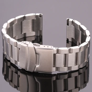 Din Oțel inoxidabil Ceas Trupa Curea Femei Bărbați Metal Watchband Link-ul de Bratara 18mm 20mm 22mm 24mm Accesorii de Argint a Crescut de Aur Negru